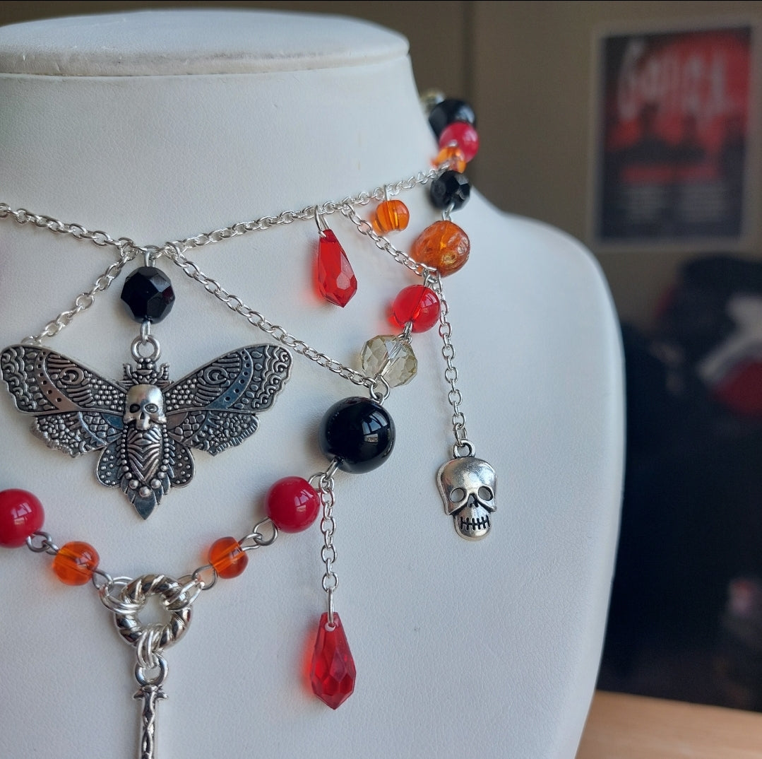 Collier "DeathMoth"