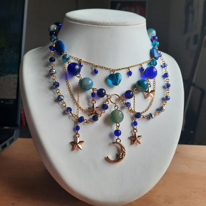 Collier "Nuit Dorée"
