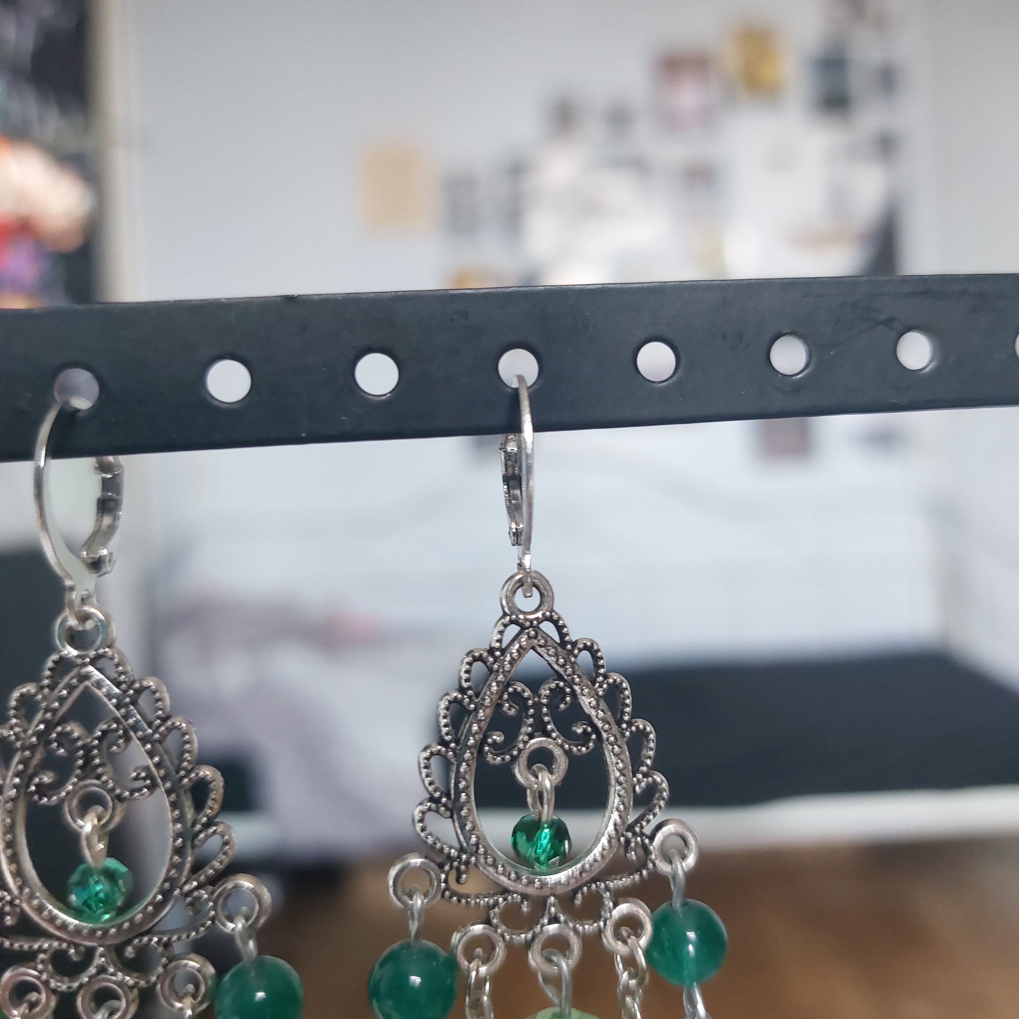 Boucles d'oreilles "Green Dream"