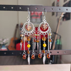 Boucles d'oreille "Feuille d'Automne"