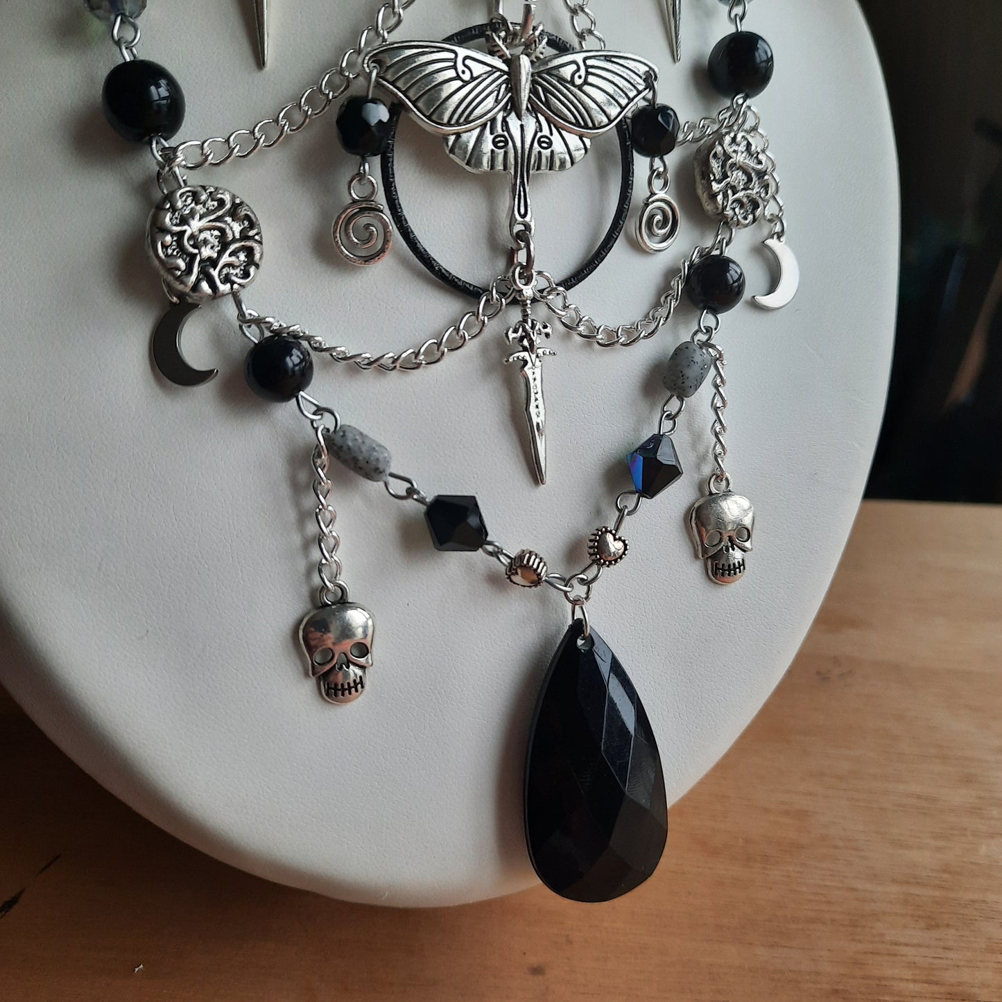 Collier "Papillon Noir"