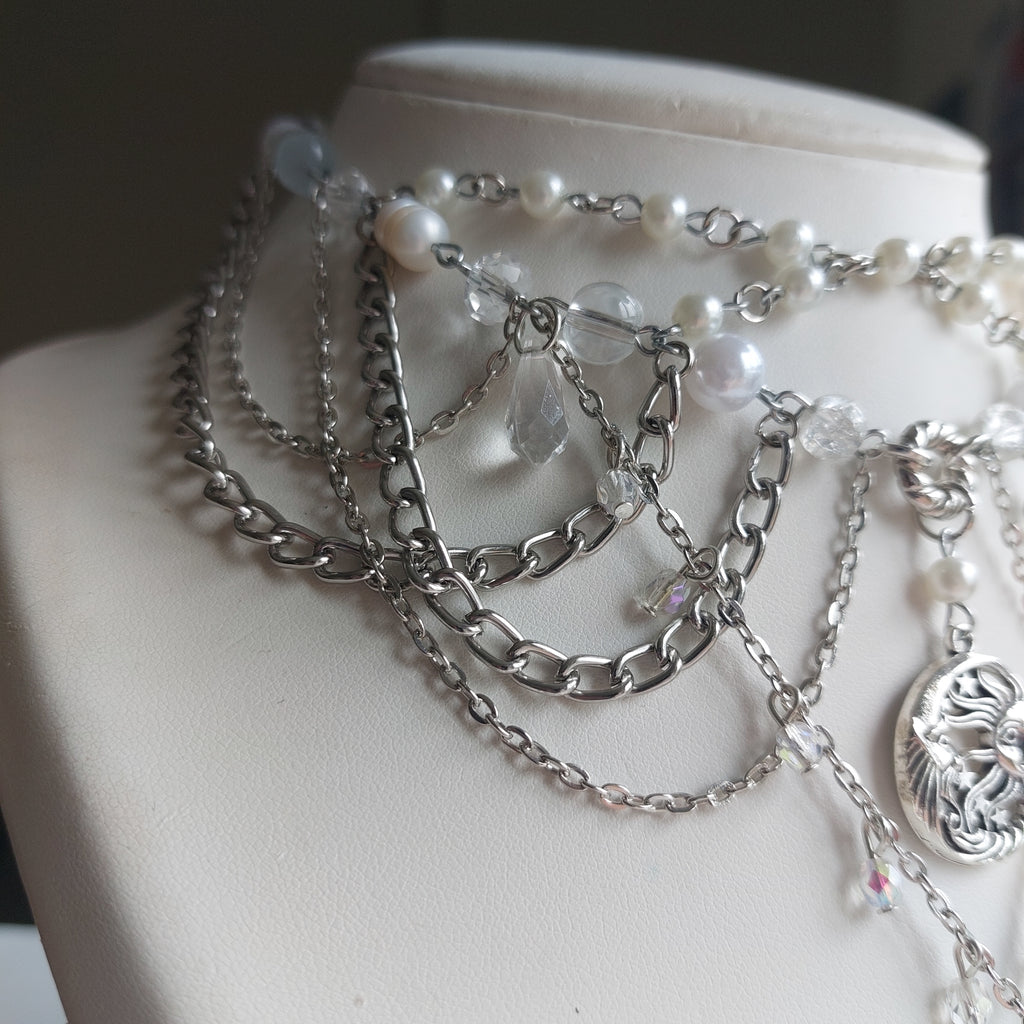 Collier "Lune de Quartz"