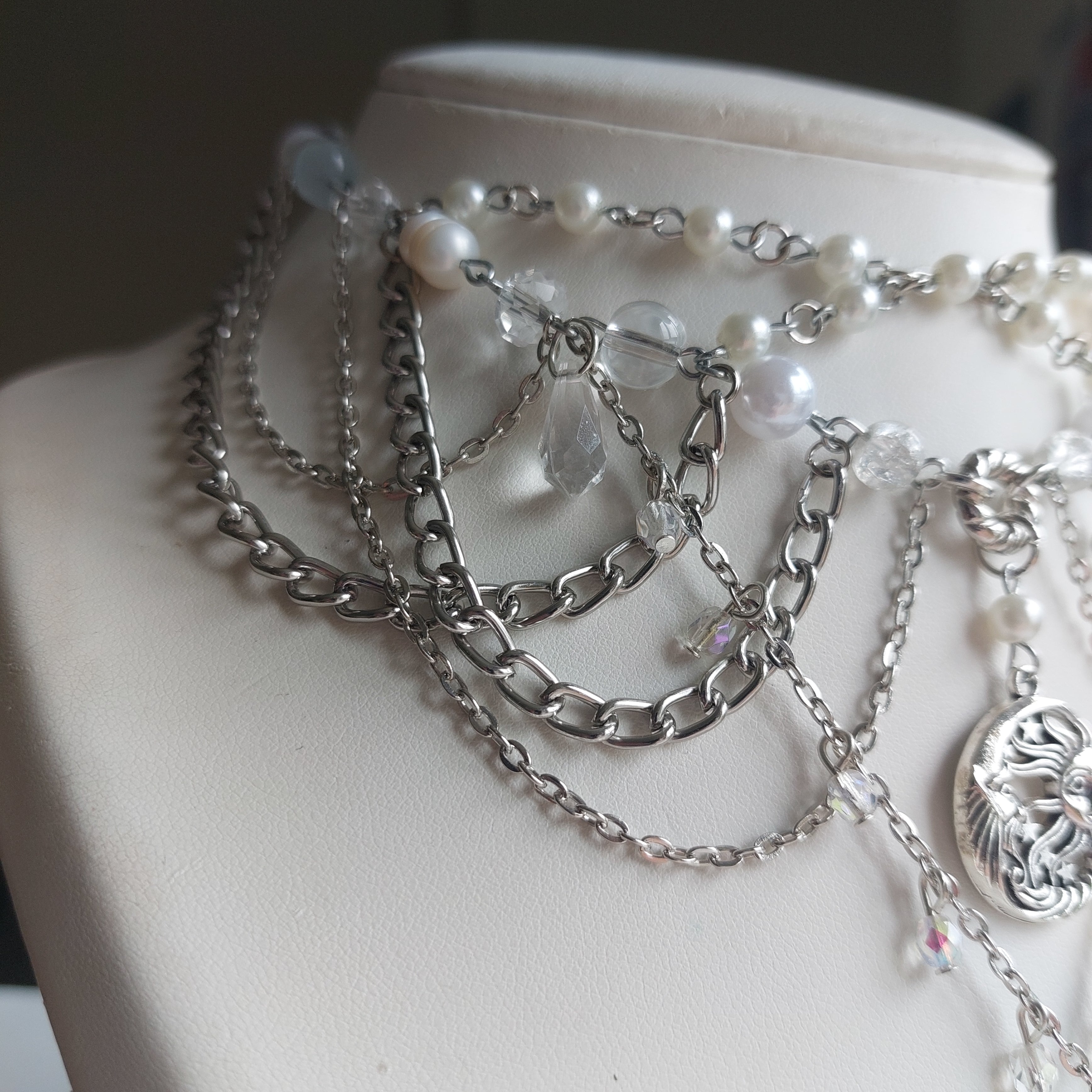 Collier "Lune de Quartz"